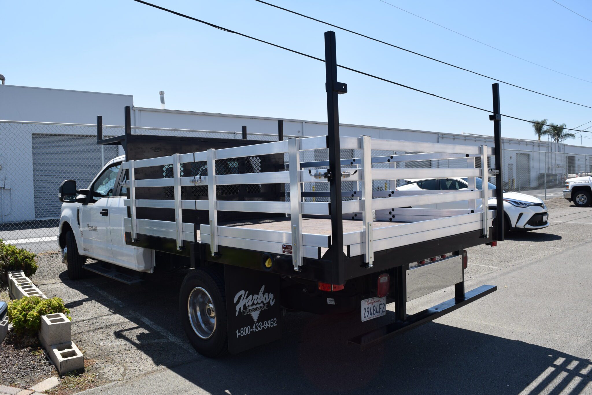 Aluminum Gate Assembly for a 2017 F350 8'x10', with 30'' fold down gates