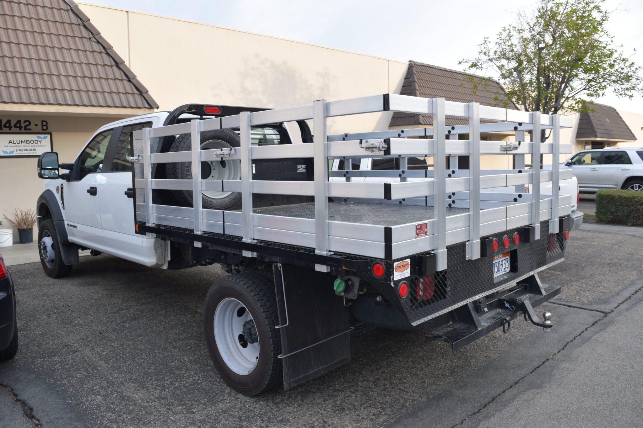 Aluminum Gate Assembly for a 2018 F550 8'x9', with 30'' lift out stakes