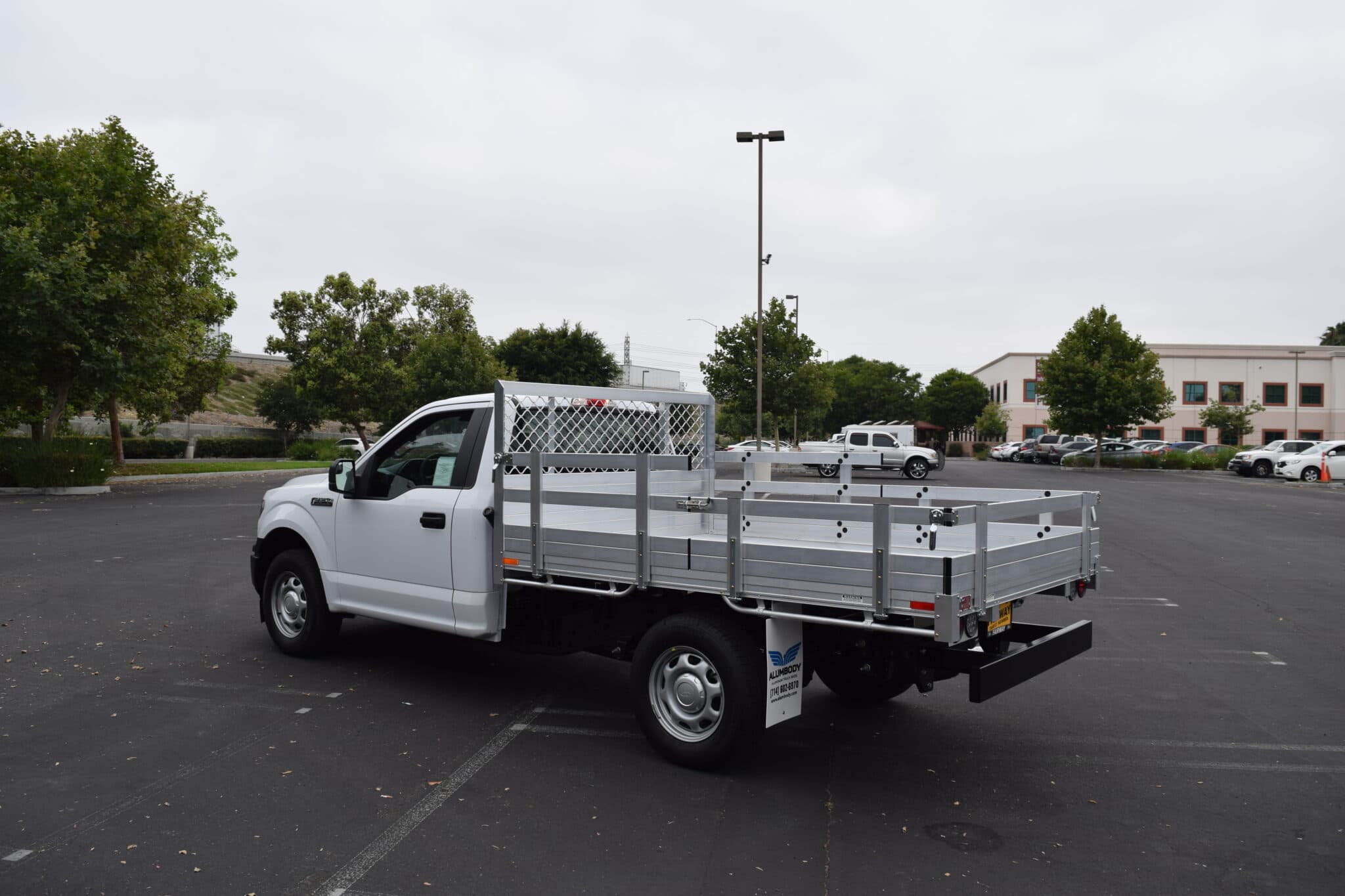 2019 Ford F150 66 X 9 Aluminum Flat Bed with 22 Front Side Fold Down Gates 14 Rear Side Fold Down Gates with a 14 Rear Fold Down Gate