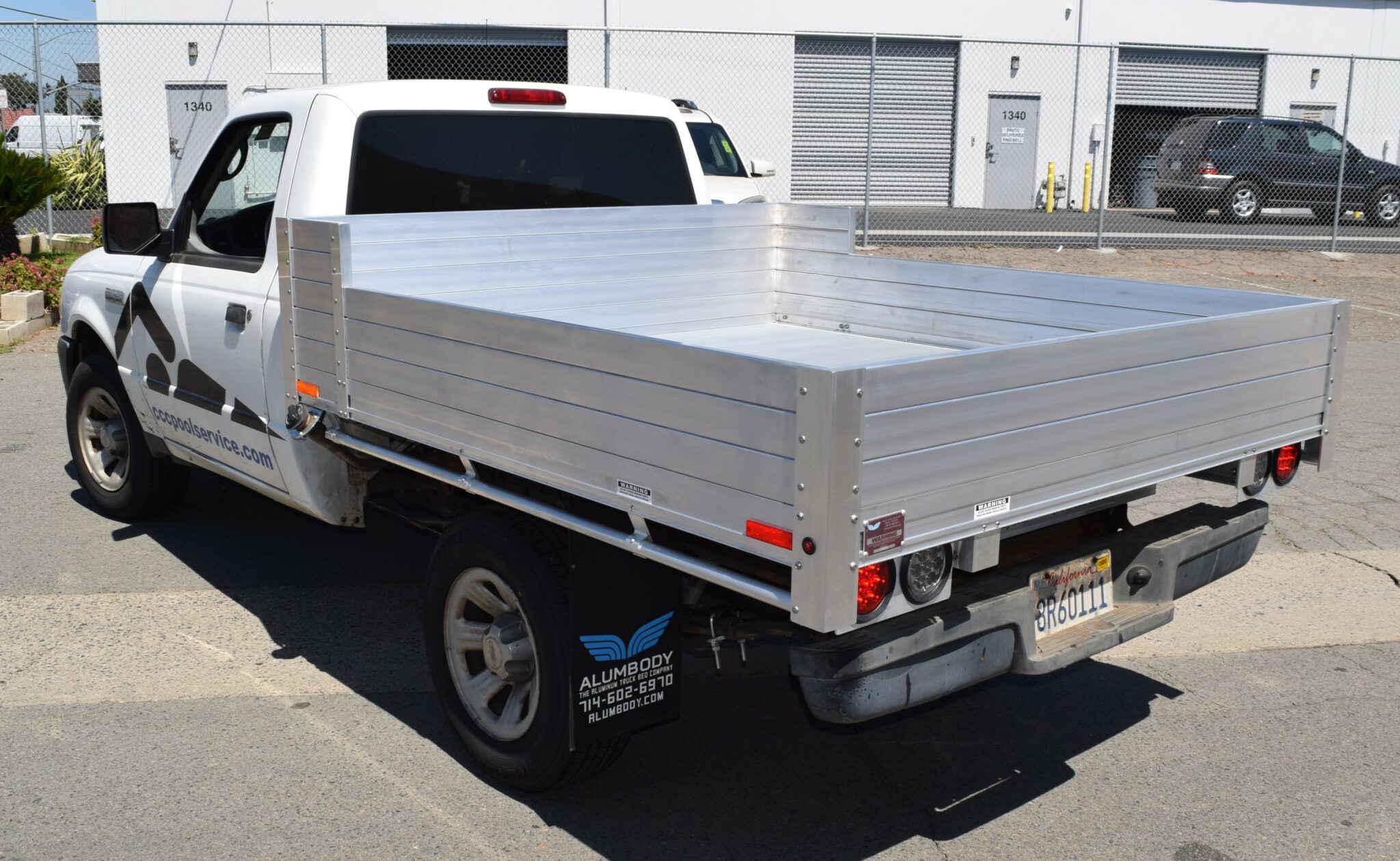 2008 Ford Ranger 6x66 aluminum 9 tray bed