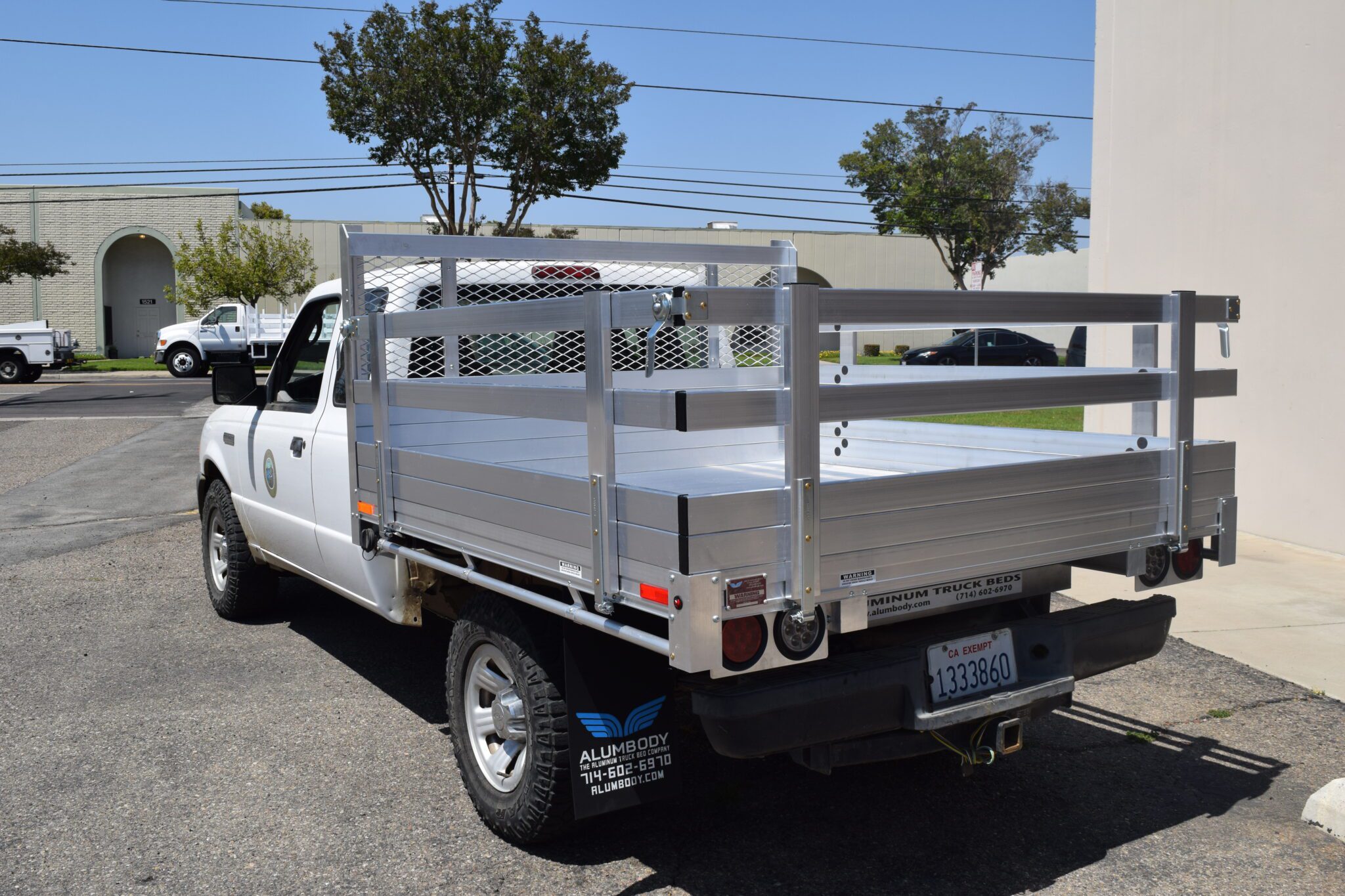 2009 Ford Ranger 6x66 aluminum flatbed with 22 fold down