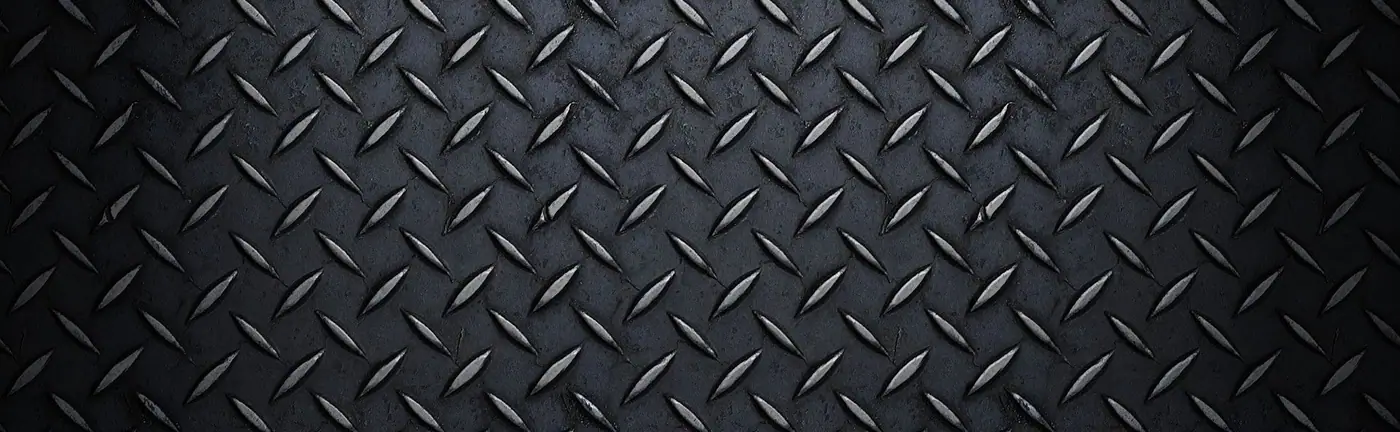 Diamond plate aluminum surface texture