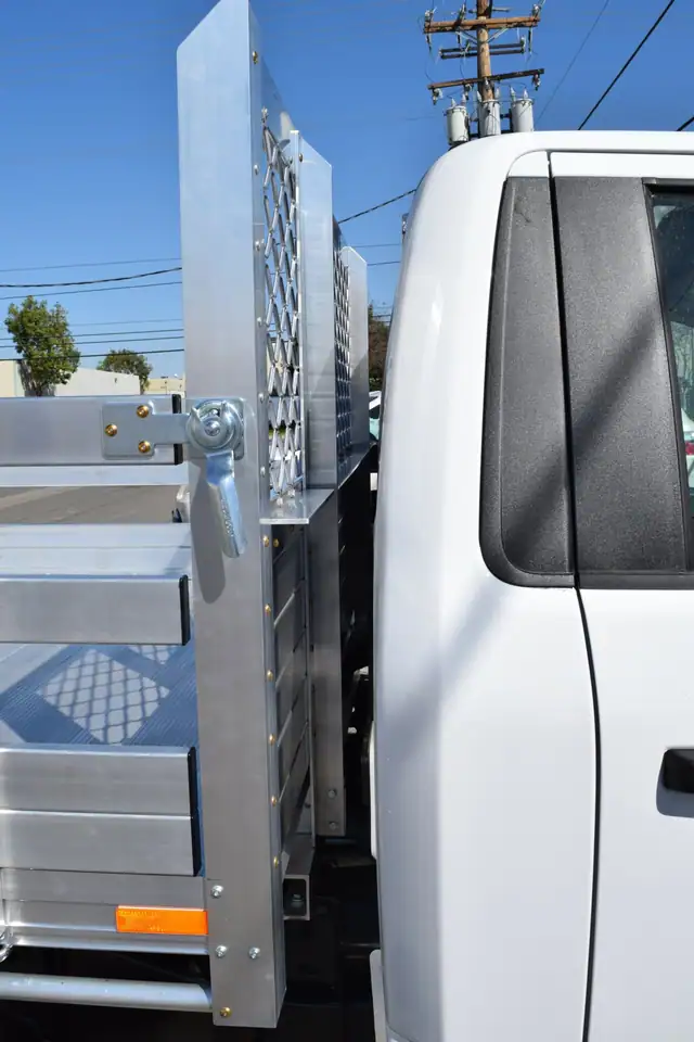 2021 F150 with a 66" × 9' with 22" fold-down gates and headboard tiedown